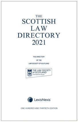 Scottish Law Directory: The White Book 2021