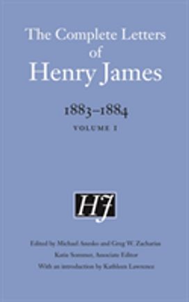 Complete Letters of Henry James, 1883–1884