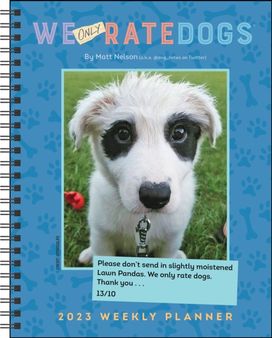 Weonlyratedogs 12-Month 2023 Weekly Planner Calendar