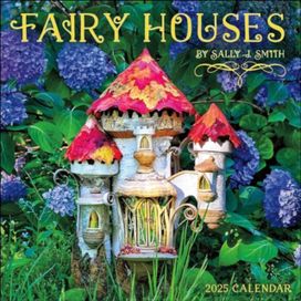 Fairy Houses 2025 Wall Calendar