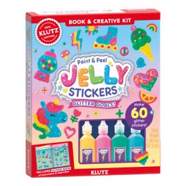 Paint & Peel Jelly Stickers: Glitter Goals! Paint & Peel Jelly Stickers: Glitter Goals!