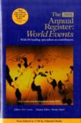 Annual Register World Events 249 Ed Annual Register World Events 249 Ed