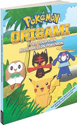 Pokemon Origami: Fold Your Own Alola Region Pokemon Pokemon Origami: Fold Your Own Alola Region Pokemon