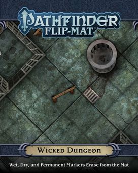 Pathfinder Flip-Mat: Wicked Dungeon Pathfinder Flip-Mat: Wicked Dungeon