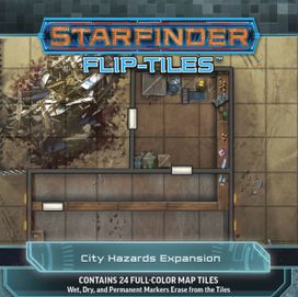 Starfinder Flip-Tiles: City Hazards Expansion Starfinder Flip-Tiles: City Hazards Expansion