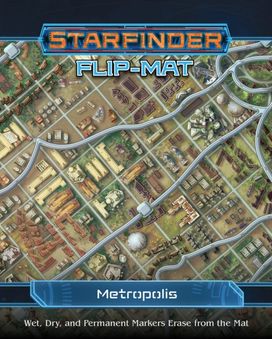 Starfinder Flip-Mat: Metropolis Starfinder Flip-Mat: Metropolis