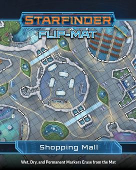 Starfinder Flip-Mat: Shopping Mall Starfinder Flip-Mat: Shopping Mall