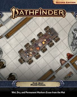 Pathfinder Flip-Mat: Feasthall Pathfinder Flip-Mat: Feasthall