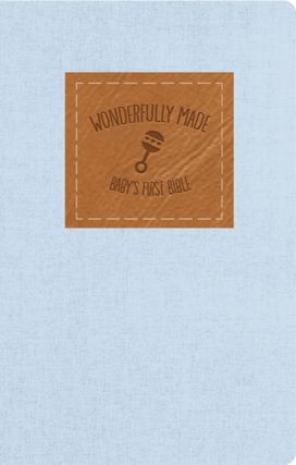 KJV, Wonderfully Made New Testament and   Psalms: Baby Boy's First Bible, Flexcover, Blue