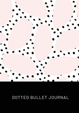 Pink Spots with Black Polka Dots - Dotted Bullet Journal