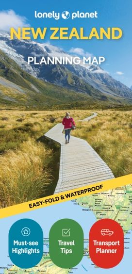 Lonely Planet New Zealand Planning Map Lonely Planet New Zealand Planning Map