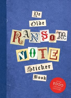 Vintage Ransom Note Sticker Book Vintage Ransom Note Sticker Book