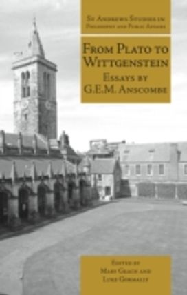 From Plato to Wittgenstein From Plato to Wittgenstein
