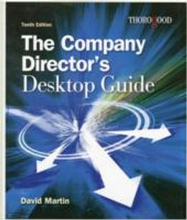 Company Directors Desktop Guide Company Directors Desktop Guide