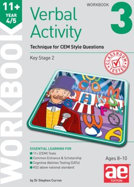 11+ Verbal Activity Year 4/5 Workbook 3 11+ Verbal Activity Year 4/5 Workbook 3