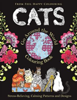 Cats Go Around the World Colouring Book