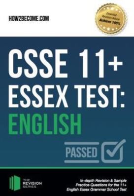 Csse 11+ Essex Test: English Csse 11+ Essex Test: English