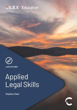 Applied Legal Skills Applied Legal Skills