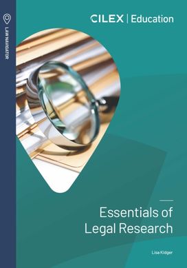 Essentials of Legal Research Essentials of Legal Research