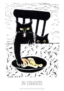 Jo Cox Poster: Cats in Cahoots Jo Cox Poster: Cats in Cahoots