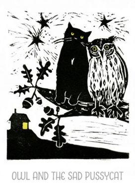 Jo Cox Poster: Owl and the Sad Pussycat Jo Cox Poster: Owl and the Sad Pussycat