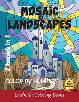 Mosaic Landscapes Color by Numbers Mosaic Landscapes Color by Numbers