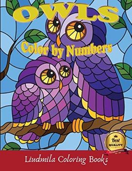Owls Color by Numbers Owls Color by Numbers