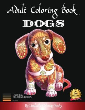 Adult Coloring Book Dogs Adult Coloring Book Dogs