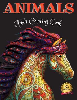 Adult Coloring Book Animals Adult Coloring Book Animals