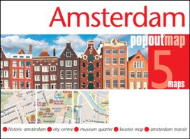 Amsterdam PopOut Map - pocket size, pop up map of Amsterdam city centre Amsterdam PopOut Map - pocket size, pop up map of Amsterdam city centre