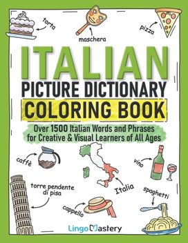 Italian Picture Dictionary Coloring Book Italian Picture Dictionary Coloring Book