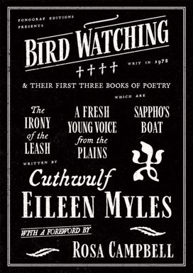 Bird Watching and Their First Three Books of Poetry Bird Watching and Their First Three Books of Poetry