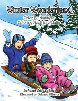 Winter Wonderland Color by Numbers Coloring Book for Adults