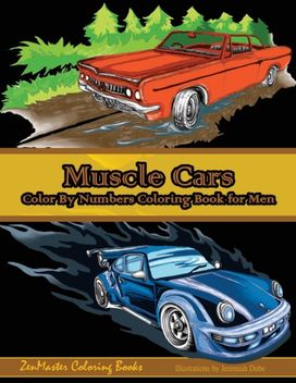 Color by Numbers Coloring Book for Men