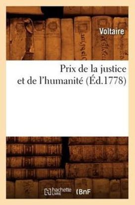 Prix De La Justice Et De L'humanite, (ed.1778)