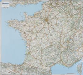 France - Michelin rolled & tubed wall map Encapsulated France - Michelin rolled & tubed wall map Encapsulated