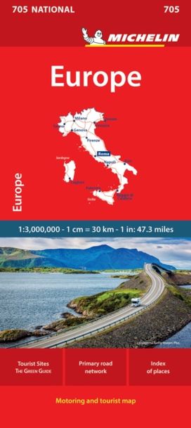 Europe - Michelin National Map 705 Europe - Michelin National Map 705