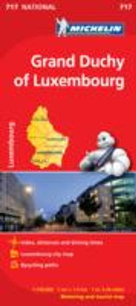 Grand Duchy of Luxembourg - Michelin National Map 717
