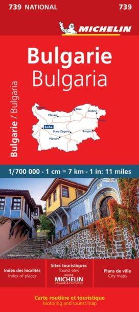 Bulgaria - Michelin National Map 739