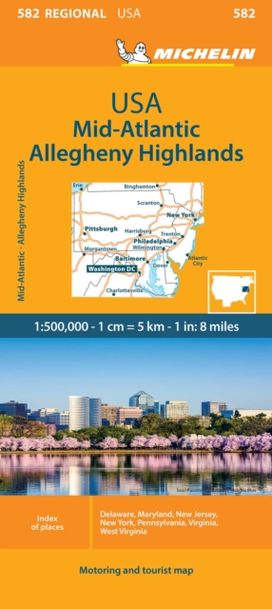 Midatlantic - Michelin Regional Map 582 Midatlantic - Michelin Regional Map 582