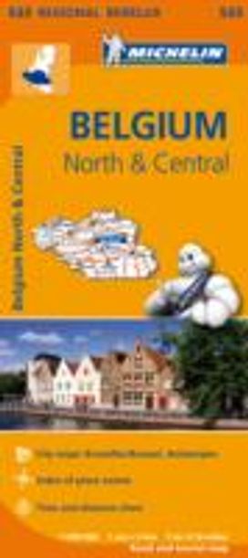 Belgium North & Central - Michelin Regional Map 533