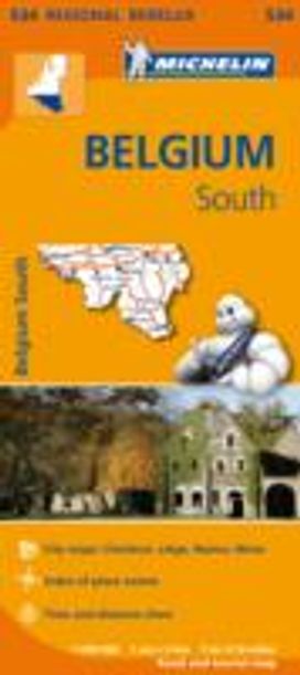 Belgium South - Michelin Regional Map 534