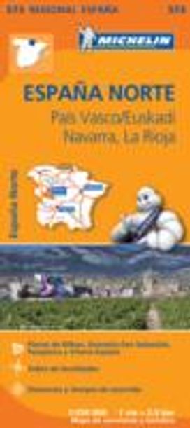 Pais Vasco, Navarra, La Rioja - Michelin Regional Map 573