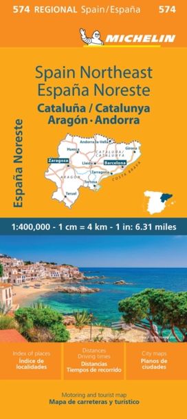 Aragon Cataluna - Michelin Regional Map 574 Aragon Cataluna - Michelin Regional Map 574