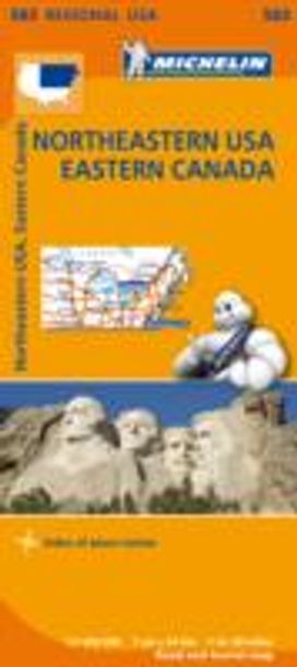 Northeastern Usa, Eastern Canada - Michelin Regional Map 583
