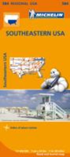 Southeastern Usa - Michelin Regional Map 584