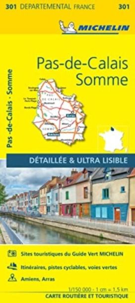 Pas-De-Calais, Somme - Michelin Local Map 301
