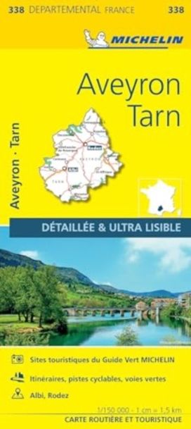 Aveyron, Tarn - Michelin Local Map 338 Aveyron, Tarn - Michelin Local Map 338