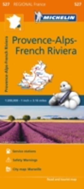 Provence- Alps - French Riviera - Michelin Regional Map 527