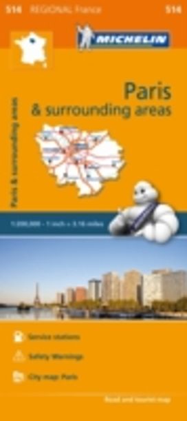 Ile-De-France - Michelin Regional Map 514 Ile-De-France - Michelin Regional Map 514